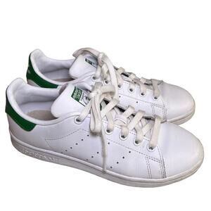 Adidas Stan Smith Green White Trainers Sneakers Size 6